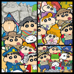 학산문화사 500피스퍼즐 짱구는 못말려 세계여행 HS209944 : 퍼즐갤러리