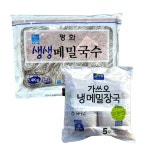 메밀 국수 모밀면 생면 사리 소바 업소용 7인분 육수 : 마니쿡스