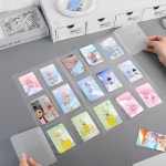 오타코 12포켓 15포켓 펼칠 수 있는 카드 파일 포토 카드 사이즈 미니 바인더 무인 : 오타코