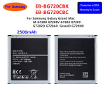 EB-BG720CBK EB-BG720CBC 배터리, 삼성 호환 갤럭시 호환 그랜드 맥스 M-G7200 G7208V G7202 G7209 G7202D G720AX 용, 2500mAh... 