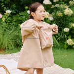 아띠빠스 빛 반사띠 어린이 유아 레인코트 아기 우비 두돌아기 안전 키즈 옐로우 : 아띠빠스 공식스토어