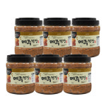 (1BOX) 한정성 메주 된장, 2kg, 6개 : 한정성푸드