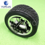 1PCS 83mm 고무 바퀴 폭 35MM 실행 타이어 자동차 섀시 로봇 : 대성코리아06