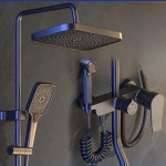 해바라기 수전 선반형 욕실 샤워기 교체 레인샤워 샤워수전 튼튼한샤워기헤드 : 트레이드 비즈