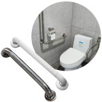 일자손잡이 일자 손잡이 스테인리스 스텐 장애인화장실 다용도 : HAPS