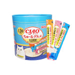 이나바 챠오츄르 고양이간식 참치+해물믹스 헤어볼케어, 14g, 120개 : 우다다냥이