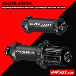 자전거라쳇 GOLDIX R180sl 로드 허브 초경량 20/24 홀 2 1 V 브레이크 퀵릴리즈 36T 래칫 시마노 SRAM XDR 프리허브용 F and R HG 52T... 
