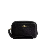 코치 페블 가죽 파우치 손목지갑 CW906 블랙 : 샵백 ShopBag