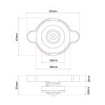 [ZETA] 제타 DRC 라디에이터 캡 블랙 G5051 : CFMOTO 강북 던지샵
