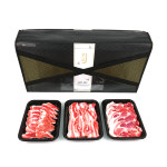 부산한돈선물세트 3구 삼겹살 목살 가브리살 1.2kg : 고기생각