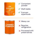 핀 펌킨 플러스 느슨한 대변, 변비, 민감한 위장을 위한 속효성 소화 완화 | 반려견을 : 서초직구환희