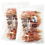 닥터펫 일킬로그램 실중량 닭갈비, 1kg, 2개 : 펫포유