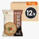 고향식품 옛맛 황해도 되비지탕 600g (12개) 식당 업소용 대용량 식자재 콩비지찌개 : 마켓별하익스프레스