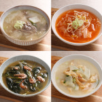 [국민수라간 반찬/국] 간편한 국 소고기무국 콩나물 참지침치찌개 황태해장국 미역국 반찬 : 국민수라간
