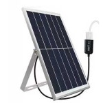 휴대용 태양열 충전기 패널 키트 전원 여행용 배터리 20W USB+3m 케이블 : 모두모아컴퍼니