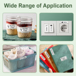 M220 열 라벨 프린터용 멀티 사이즈 E2 0 용지 세트 Phomemo M 메이커 자체 접착 프린터 스티커 25x15mm : 식스엠엘티로지스