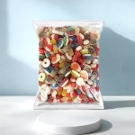 수제 젤리 고체 과일 애용량 어린이집 답례품 수제 젤리 대용량 1kg 1개 : 부티크쿠미