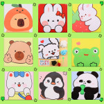 양모로 붙여 만드는 캔버스 동물 액자 만들기 DIY 꾸미기 공예 : 또와오피스