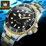 OLEVS 5885 남성용 럭셔리 패션 쿼츠 방수 손목 시계 : 스타하비