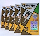 동성제약 세븐에이트 무향료 칼라크림 5호 진한밤색 / 60g 대용량 5개 : 경희궁약방