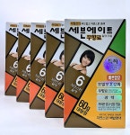 동성제약 세븐에이트 무향료 칼라크림 6호 자연스런 갈색 / 60g 대용량 5개 : 경희궁약방