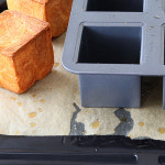 코타 큐브 미니 식빵틀 6구팬 베이킹틀 쿠킹 몰드 실리콘코팅 : 아가천사