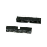 수컷 소켓 스트레이트 IDC 박스 헤더 PCB 커넥터 더블 로우 DC3 딥 10P 20P 26P 34P 40P 핀 2 54mm 피치 10 6P straight : 분당플렉스12