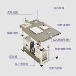 이동식 컴퓨터 책상 이동식컴퓨터책상 데스크 바퀴달린 소형 저가클리어1  80x40cm 웜화이트 : 그린로드쇼핑
