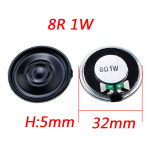 초박형 미니 라우드 스피커 8Ohm 1 W 8R 직경 20mm 26mm 32mm 36mm 2cm 2 3cm 6cm 3 두께 5mm Q-8R1W 23mm : 분당플렉스12
