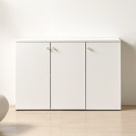 인테리어 플랩도어수납장 2단 4칸 벽면수납장 다용도 베란다수납장1200 : 요즘가구