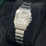 까르띠에 cartier 여성용 산토스 갈베 스몰 스틸 쿼츠 1565 : 종로타임