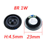 초박형 미니 라우드 스피커 8Ohm 1 W 8R 직경 20mm 26mm 32mm 36mm 2cm 2 3cm 6cm 3 두께 5mm Q-8R1W 23mm : 분당플렉스12