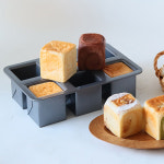 코타 큐브 미니 식빵틀 6구팬 베이킹틀 쿠킹 몰드 실리콘코팅 : 아가천사