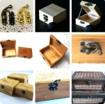 엔틱 잠금장치 레트로 잠금 고리 걸쇠 나무 보석 가방 상자 장식 자물쇠 (A0387) : 꼬슈 COSSU