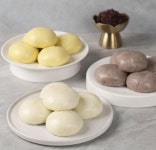 안흥찐빵 쌀 10개+단호박 10개+흑미 10개 50g, 30개 : 뷰티레