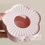 [다도 티워머] 예향원 핸드메이드 쁘띠 베이비핑크 매화 도자기 워머 E-10328 : 예향원