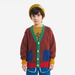 리틀그라운드 보보쇼즈 컬러블럭 가디건.120.130 : J 일등마켓