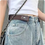 프리 버클 벨트 캐주얼 청바지 교복 노버클 무압박 탄성 허리띠 (A0454) : 꼬슈 COSSU