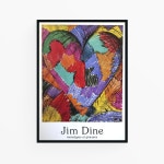 [아트워크룸] MONOTYPES AND ENGRAVINGS, 1983 - Jim Dine 짐 다인 오리지널 포스터 (액자 포함) : 아트워크룸