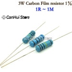 10pcs 3W 금속 필름 저항기 1 1R 1M 4 7R 10R 22R 33R 47R 56R 68R 82R 1K 7K 10K 7 10 22 33 47 56 68 82 4K 100K : 분당플렉스11