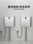 탱크 푸세식 스테인레스 H8006 세면대 변기물탱크 겸용 세면기 변기 재래식 화장실 원색 물탱크 수동타입 : 지니어스월드