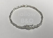 [랄로우]silver 트위스트 은팔찌 : lallow 랄로우