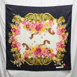 H0383 이태리제 CD 실크100%  빅사이즈 스카프 : 호호폽