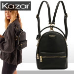 Kazar Hemera 백팩 그레인 가죽 블랙 : 판다몬샵