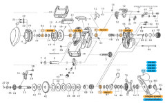 다이와 13 코우가 ICV 103 호환 낚시릴 정비 튜닝 베어링  S694ZZ : STEA TOOLS