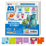 종이나라 몬스터주식회사 캐릭터 접기 색종이 1박스 (12매 20봉) : 켄시아