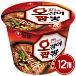 농심 오징어짬뽕 큰사발115g 12개 컵라면 : 이레FOOD