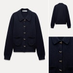 ZARA 자라 리본 버튼 니트 재킷 272 2142272 2142 : 제인굿몰