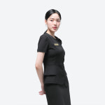 여성 사무복 유니폼 병원 실장 데스크 안내 비서 승무원 호텔 에스테틱 O-CU 273 (하복) : 참UNIFORM