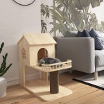 캣타워 고양이가구 미니캣타워 냥이집 고양이스크레처 원목캣타워 : 네번째보물